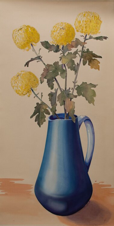 Unbekannter Künstler - Blumen in einer Vase - Aquarell - o. J.