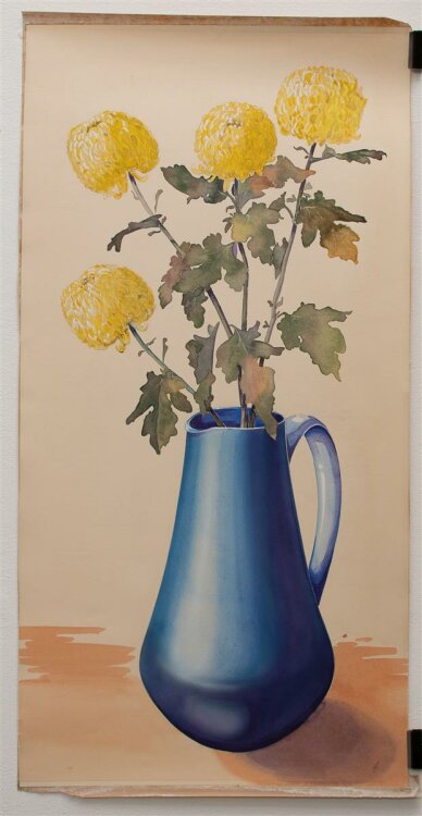 Unbekannter Künstler - Blumen in einer Vase -...