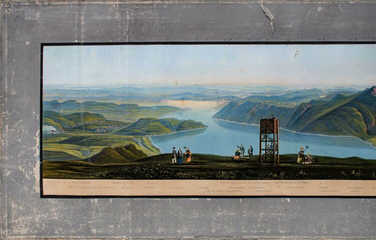 Rudolf Meyer/ Lukas Weber - Panorama du Mont Righi - kol. Aquatinta - o. J.