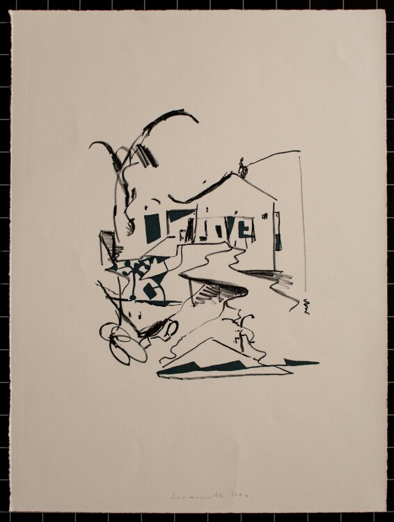 Ernst Caramelle - o. T. - Lithographie - 2000