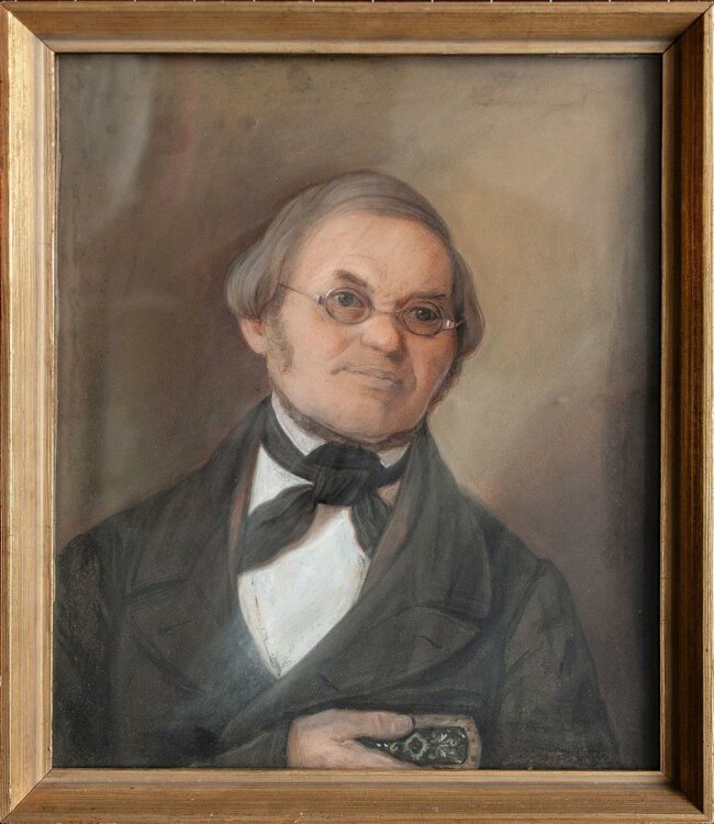 Fritz Ries - Porträt Hermann Schnee - 1856 - Pastell