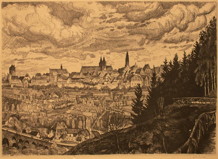 Zador - Rothenburg - Lithografie - o.J.