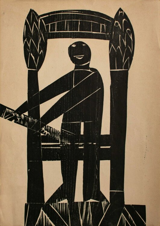Helmut Andreas Paul Grieshaber - xylon 8 - Holzschnitt - 1964