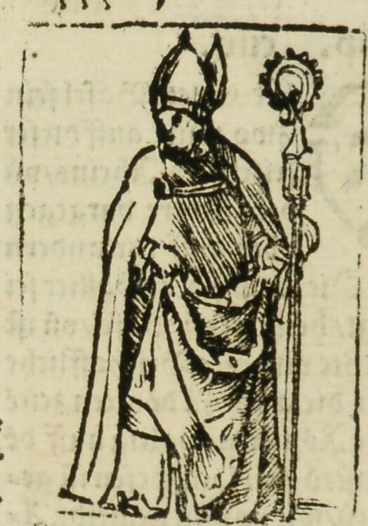 Sebastian Münster - Bischof - 1578 - Holzschnitt