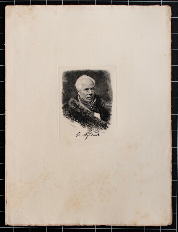 Viktor Alexejewitsch Bobrov - Männliches Porträt - Radierung - 1880
