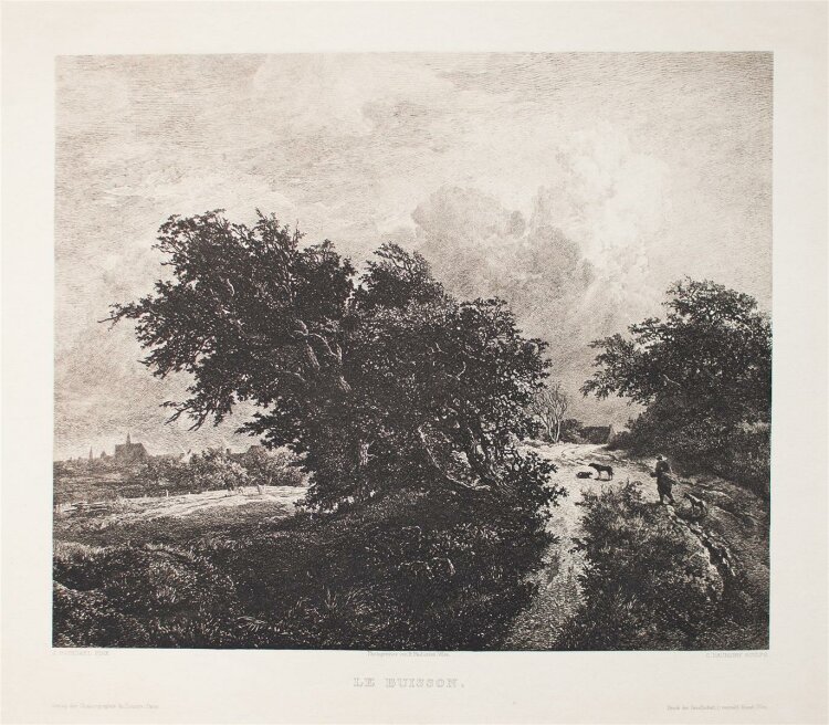 R. Paulussen - Le Buisson (nach Ruisdael/Daubigny) - Photogravure - o. J.