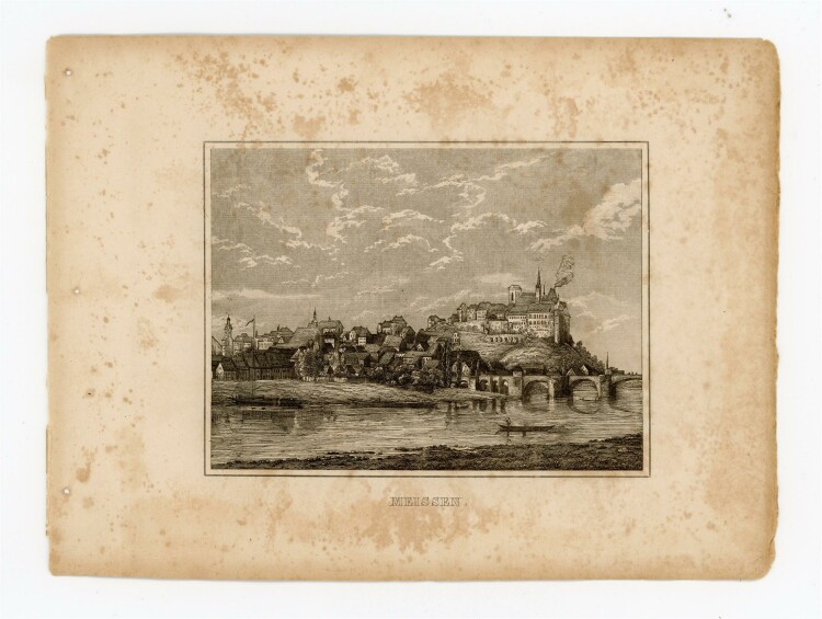 unbekannt - Meissen - Stahlstich - 1840