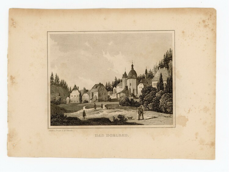 unbekannt - Das Doblbad - Stahlstich - 1840