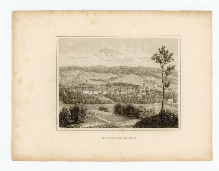 unbekannt - Hildenburghausen - Stahlstich - 1840