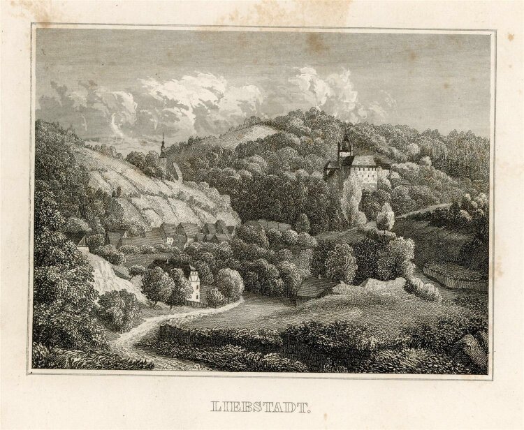 unbekannt - Liebstadt - Stahlstich - 1840