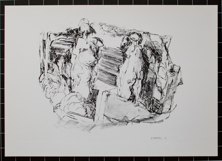 Stefan Knechtel - Assoziative Situation - Lithografie - 2008