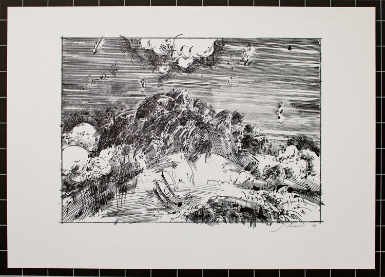 Robert Schmiedel - Landschaftseindruck - Lithografie - 2008