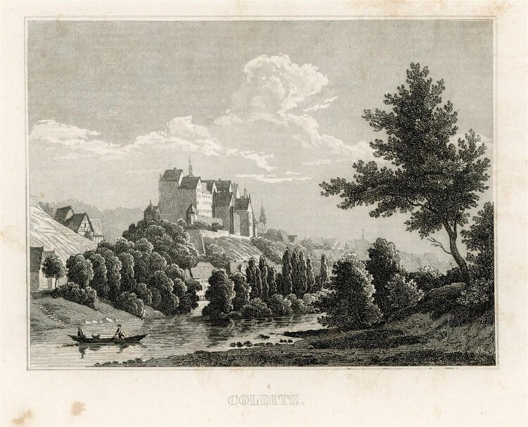 unbekannt - Colditz - Stahlstich - 1840