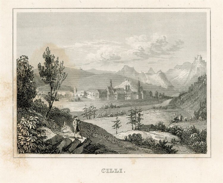 unbekannt - Cilli - Stahlstich - 1840