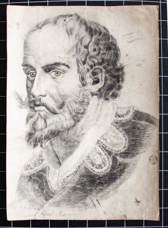 Unbekannt - männliches Porträt nach Paul Rubens...