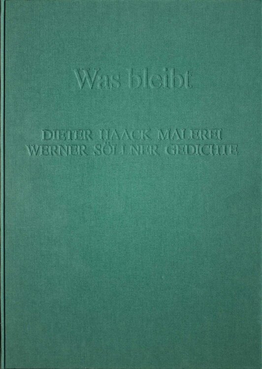 Dieter Haack - Was bleibt - Öl auf Papier - 1994 - 3/15