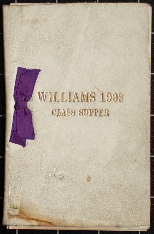 Williams College (Massachusetts) - Class Supper - Menükarte