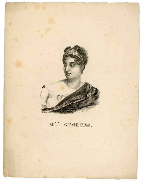unbekannt - Portrait Marguerite-Joséphine Georges...