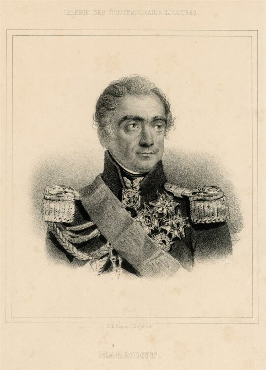 unbekannt - Portrait de Marmont - Lithografie - o.J.