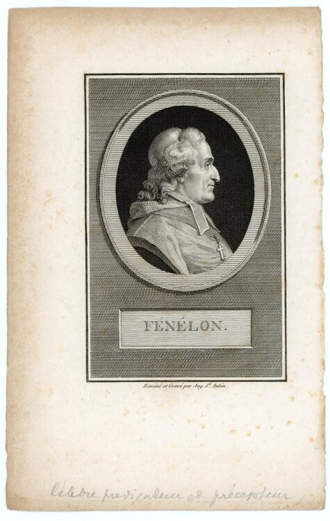 unbekannt - Portrait François Fénelon -...