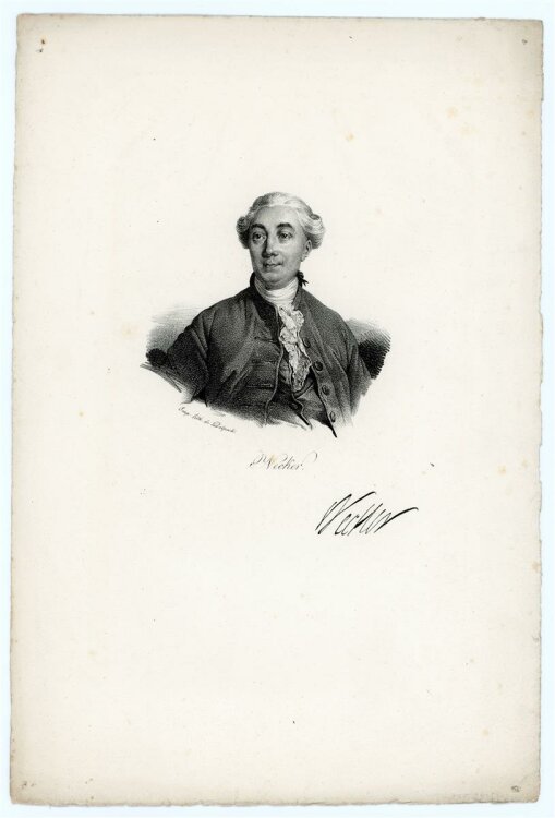 unbekannt - Portrait Jacques Necker - Lithografie - o.J.