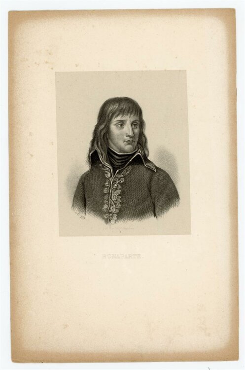 unbekannt - Portrait Napoleon Bonaparte - Lithografie - o.J.