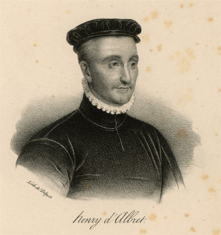unbekannt - Portrait Henry d Albert - Lithografie - o.J.