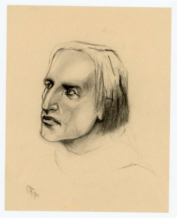 Witt Pfeiffer - Portrait - Zeichnung - o.J.