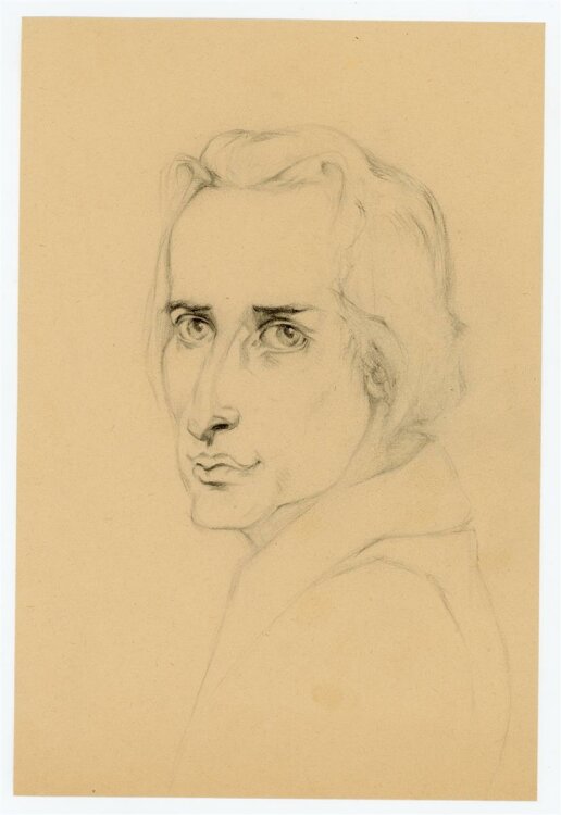 Witt Pfeiffer - Portrait eines Mannes - Bleistiftzeichnung - o.J.