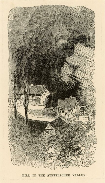 unbekannt - Mill in the Stettbacher Valley - Stahlstich - o.J.