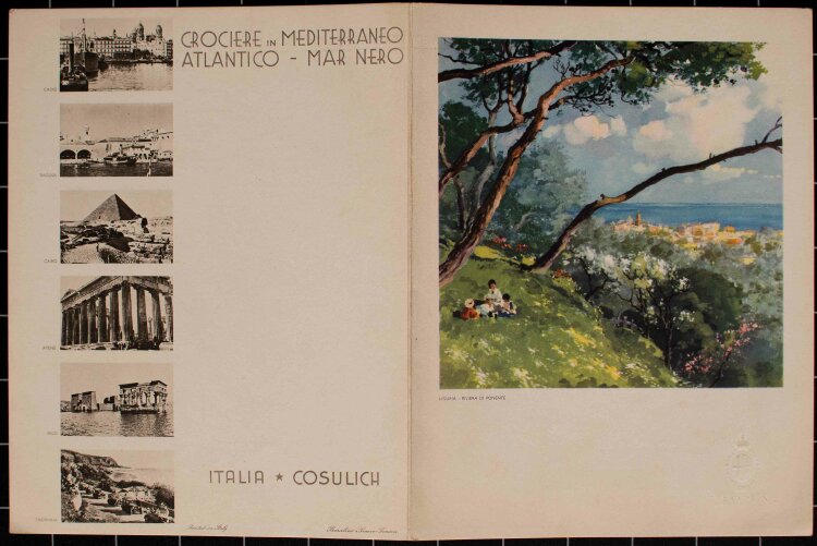 S.S. Roma (Italia di Navigazione) - Frühstückskarte - Menükarte - 24.09.1936
