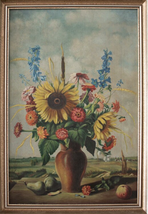 Unbekannt - Blumenstillleben - Öl auf Leinwand - um 1900