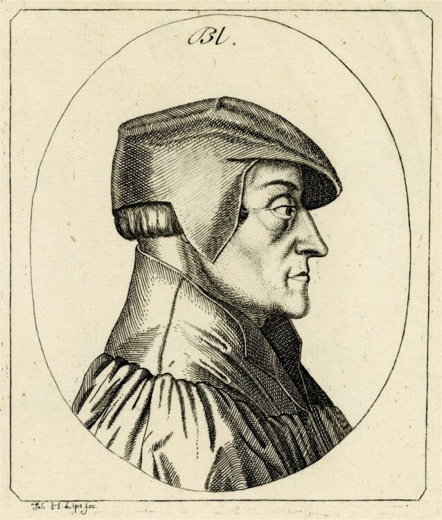 Johann Heinrich Lips - Bildnis des Ambrosius Blarer -...