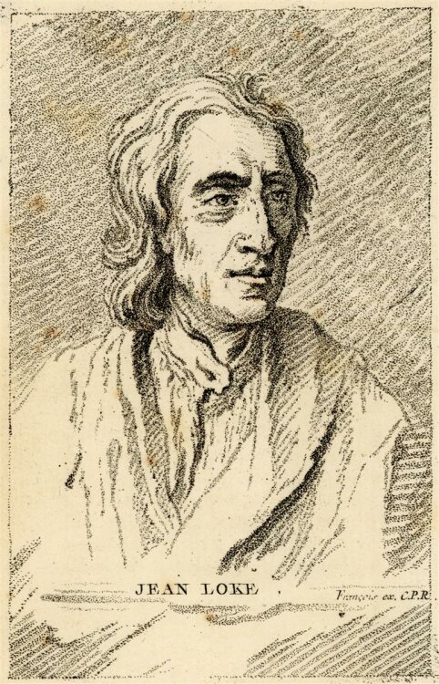 Jean-Charles François - Bildnis des John Locke...