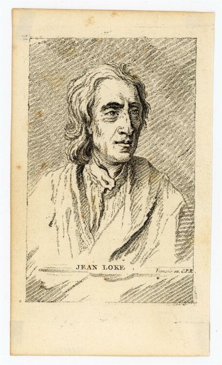 Jean-Charles François - Bildnis des John Locke...