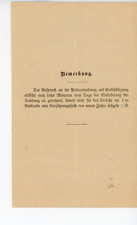 Königreich Bayern - Post-Aufgabeschein - Aufsess - 27.09.1895