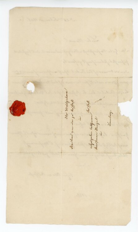 Otto von und zu Aufsess - Brief an Charlotte von und zu Aufsess - 28.2.1835