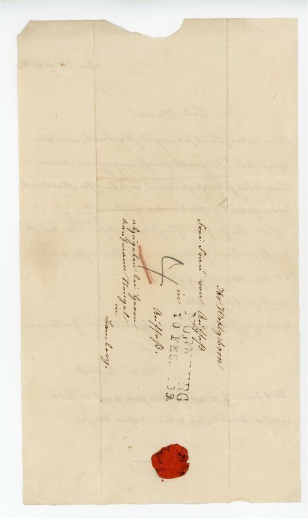 Otto von und zu Aufsess - Brief an Charlotte von und zu Aufsess - 7.2.1835