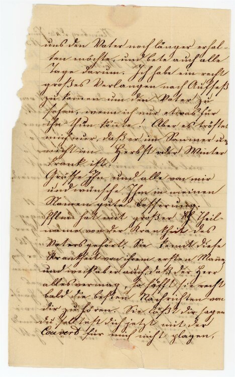 Otto von und zu Aufsess - Brief an Charlotte von und zu Aufsess - 4.6.1836
