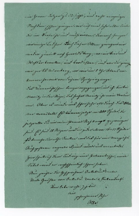 Otto von und zu Aufsess - Brief an Charlotte von und zu Aufsess - 4.6.1837