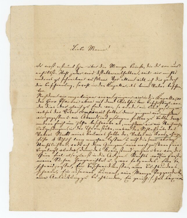Otto von und zu Aufsess - Brief an Charlotte von und zu Aufsess - 28.12.1839