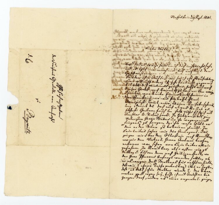 Otto von und zu Aufsess - Brief an Charlotte von und zu Aufsess - 9.9.1841