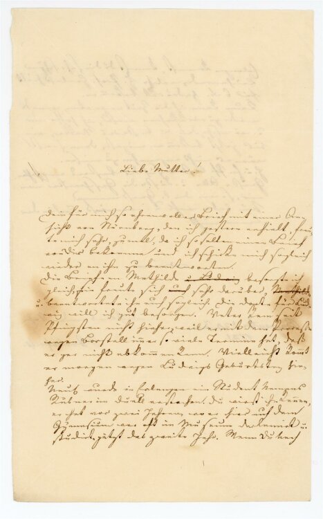 Otto von und zu Aufsess - Brief an Charlotte von und zu Aufsess - 24.6.1841