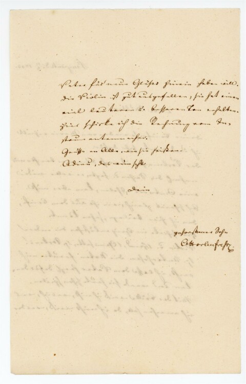 Otto von und zu Aufsess - Brief an Charlotte von und zu Aufsess - 12.3.1843