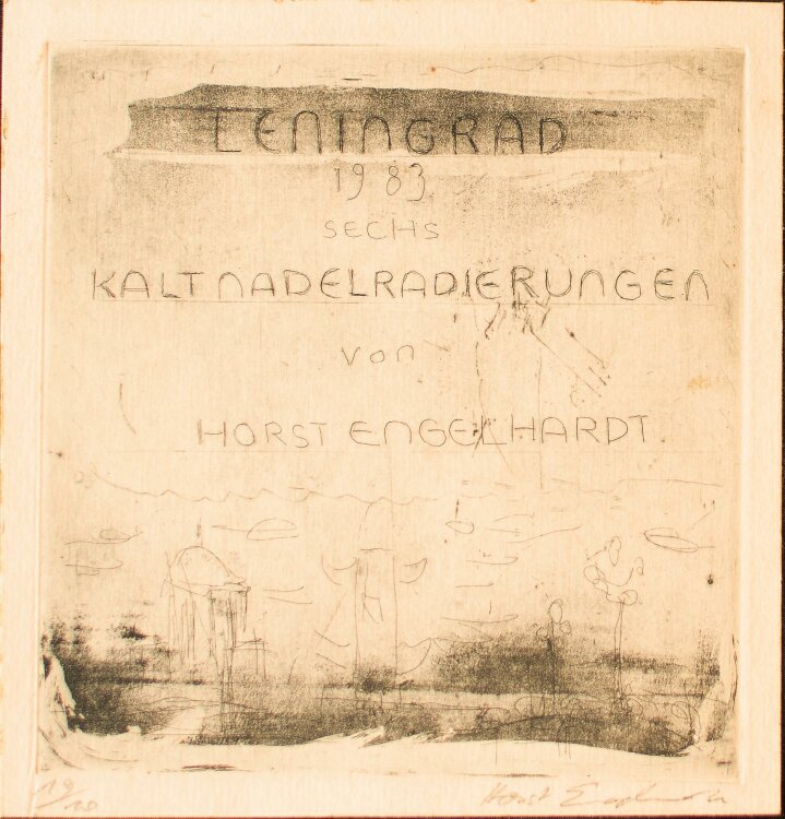 Horst Engelhardt - Leningrad (Mappenwerk) - Radierung - 1983