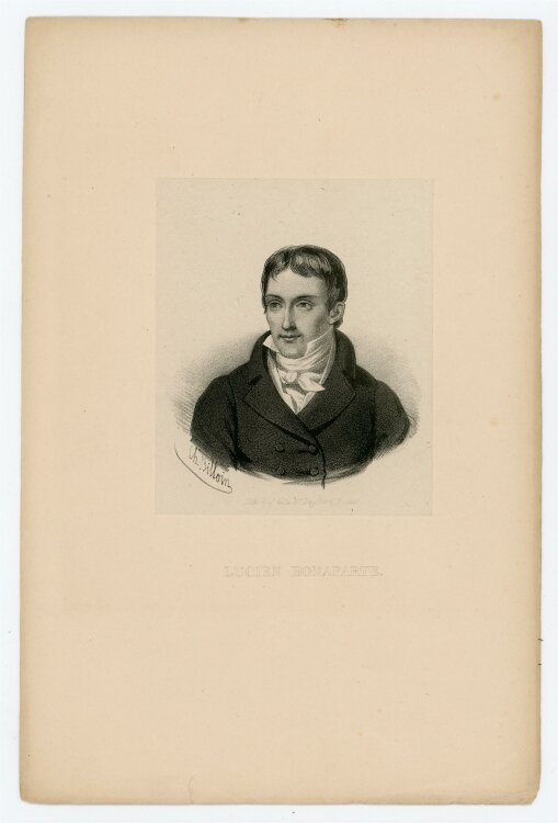 Veuve Degobert - Bildnis des Lucien Bonaparte - Lithografie - o.J.