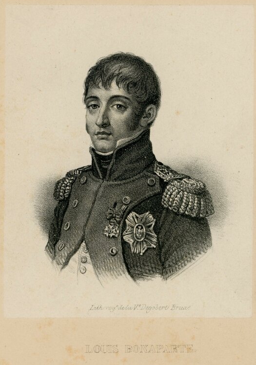 Veuve Degobert - Bildnis des Louis Bonaparte - Lithografie - o.J.