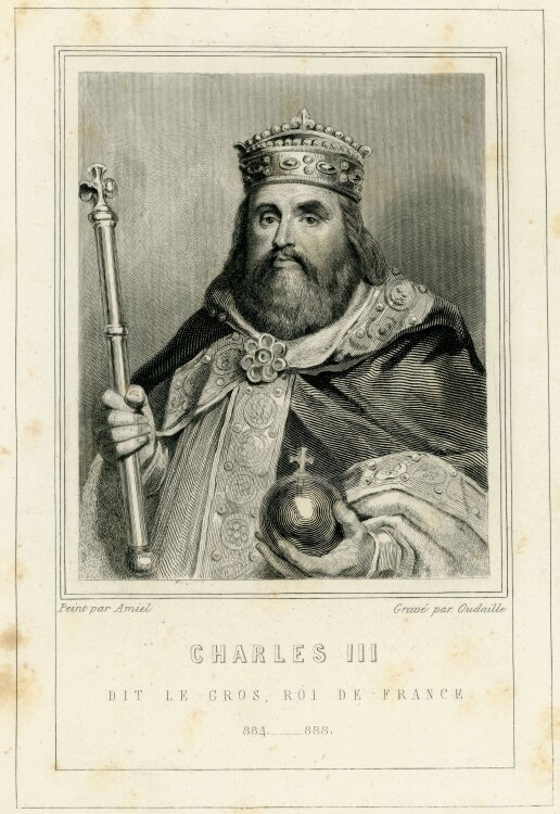 unbekannt - Bildnis des Charles III. - Kupferstich - o.J.