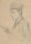 Johannes Hanse - Männerporträt mit Hut - Bleistiftzeichnung - um 1889