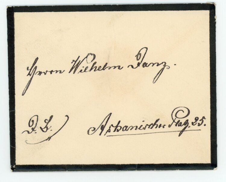 Brief von Prinz Aribert von Anhalt an Wilhelm Danz - 2.1.1919